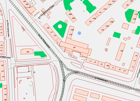 Интерактивная карта Калининграда с номерами домов