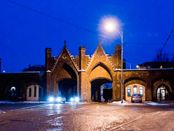 Городские ворота. Бранденбургские ворота Калининграда Кёнигсберга