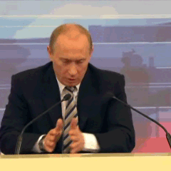 Путин-краб. Gif-анимация